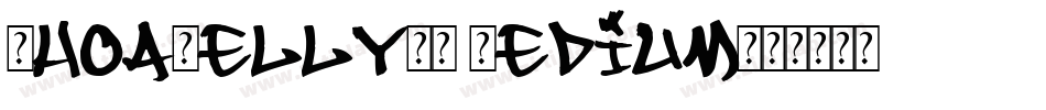 WhoaNellyNF Medium字体转换